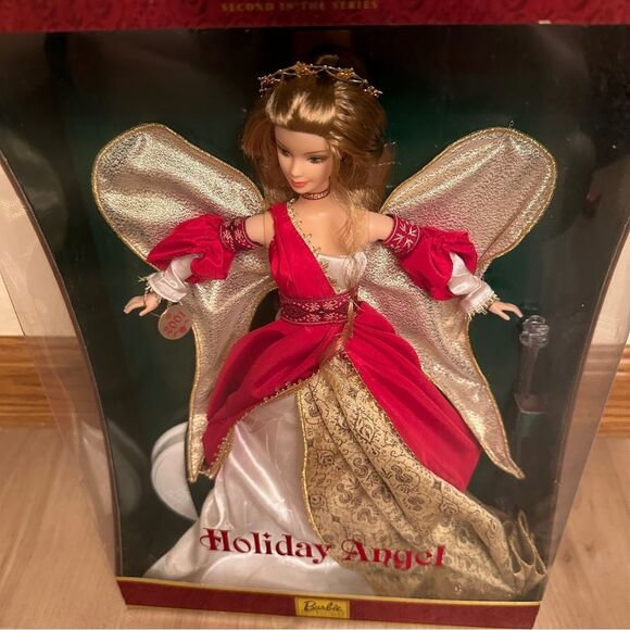 NEW 2000 Barbie Holiday Angel Collector Edition Second in Series Mattel 29769 - Picture 3 of 11